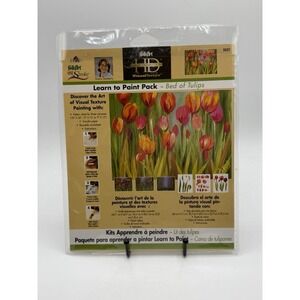 FolkArt HD Visual Texture Learn to Paint Pack 5032 Bed of Tulips Complete